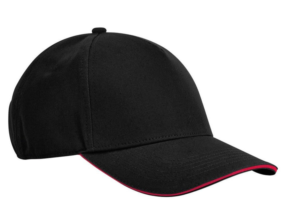 Beechfield Earthaware Classic Organic Cotton 5-Panel Cap Sandwich Peak