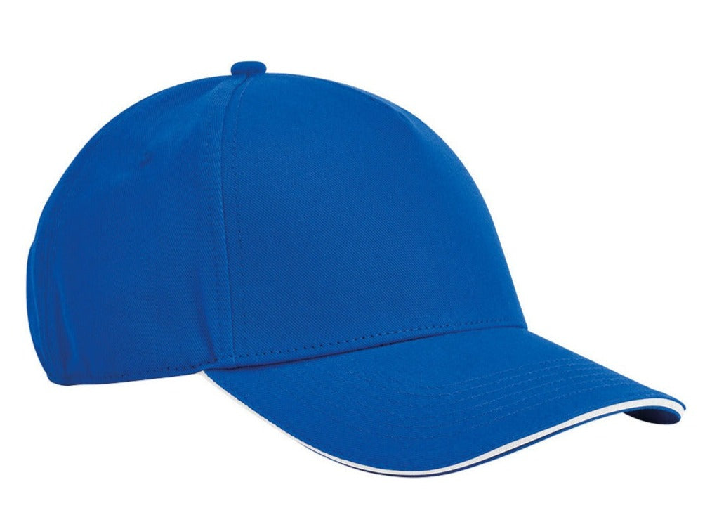 Beechfield Earthaware Classic Organic Cotton 5-Panel Cap Sandwich Peak