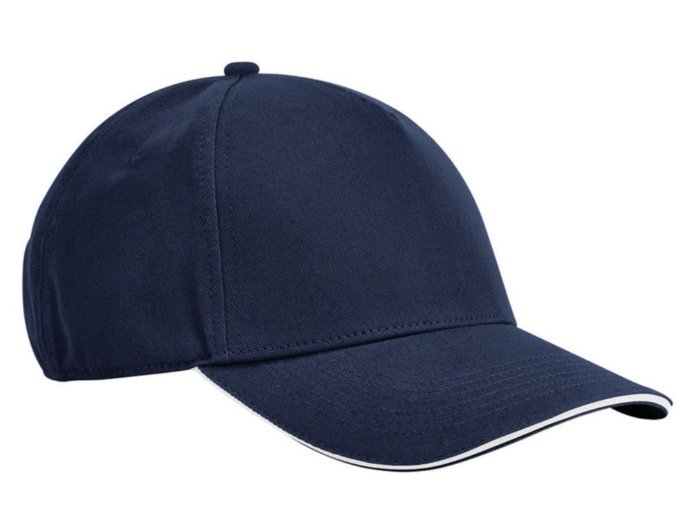 Beechfield Earthaware Classic Organic Cotton 5-Panel Cap Sandwich Peak