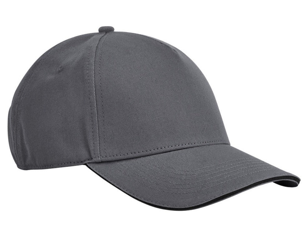 Beechfield Earthaware Classic Organic Cotton 5-Panel Cap Sandwich Peak