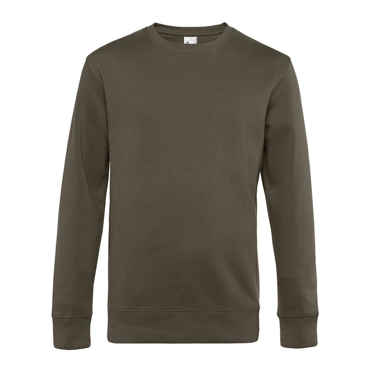 B&C Collection King Crew Neck Sweatshirt 100% Cotton Soft Comfortable Fit