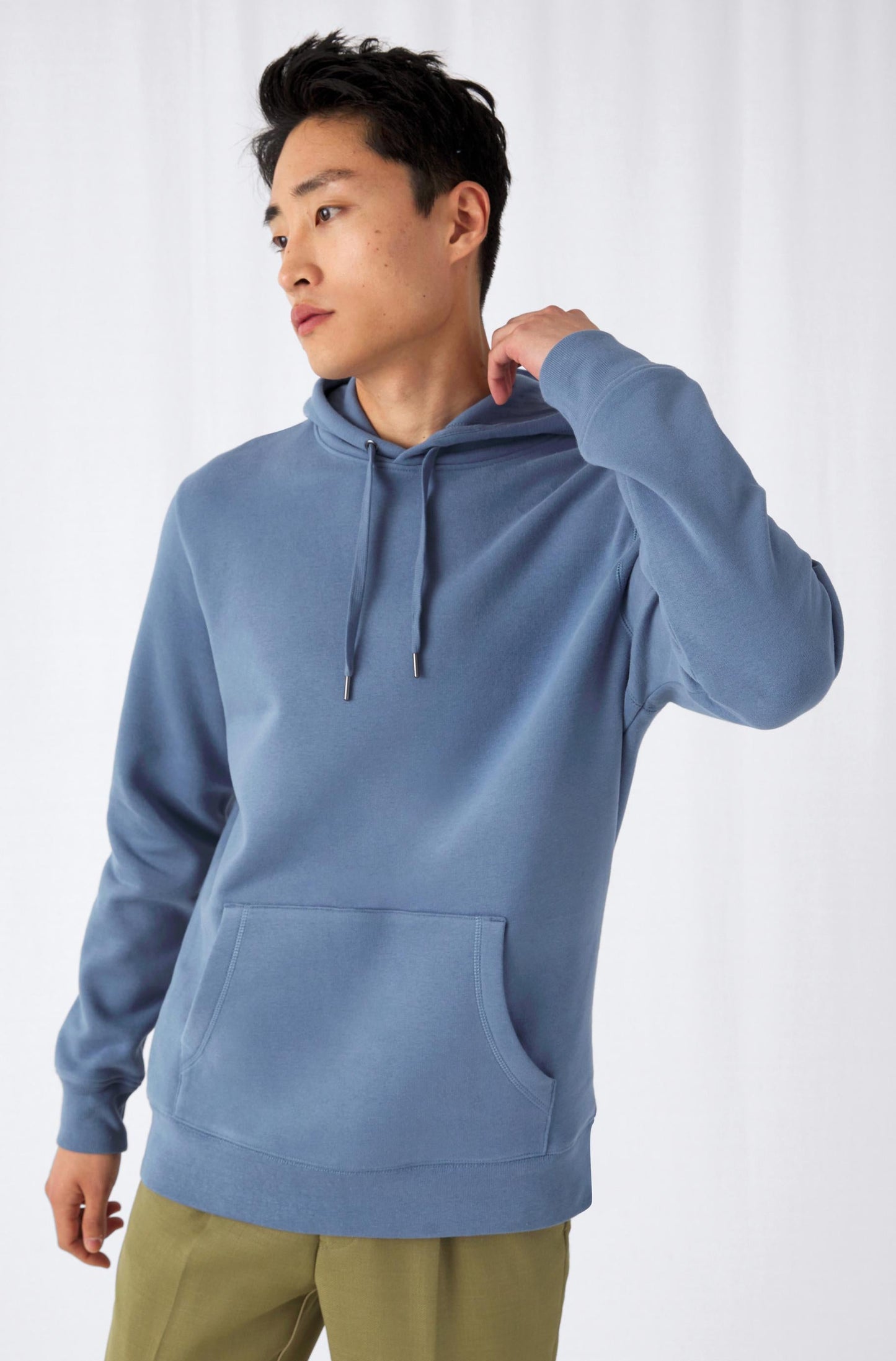 B&C Collection King Hooded Sweatshirt Soft Cotton Blend Stylish Fit Sizes S-3XL