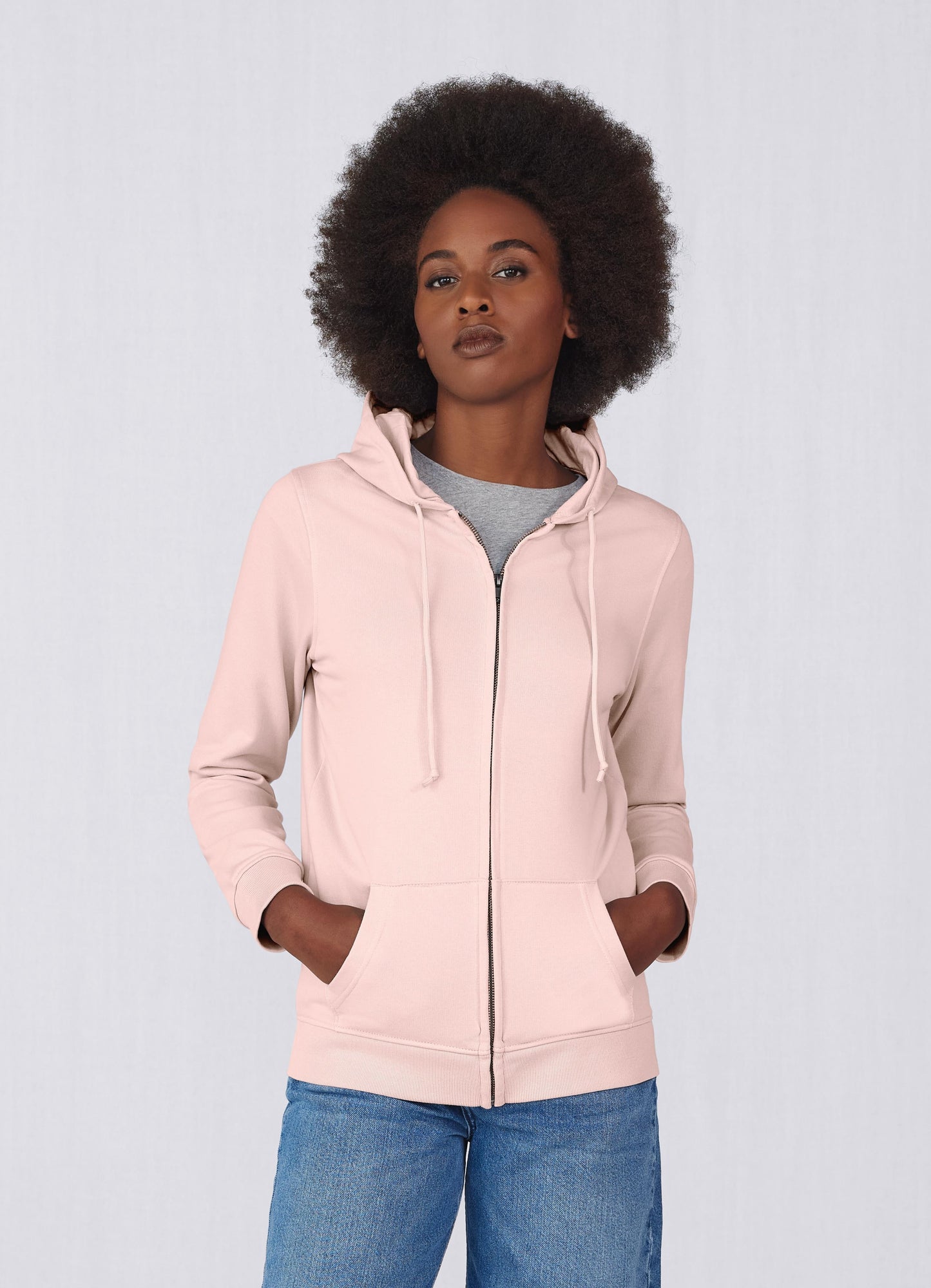 B&C Collection Inspire Organic Hooded Sweatshirt for Women - Trendy & Soft