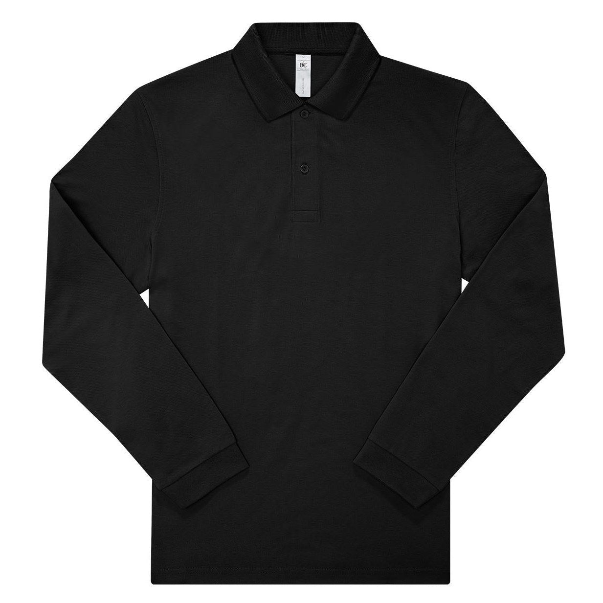 B&C My Polo 180 LSL Long Sleeve PiquÃ¨ Polo Shirt Classic Fit Soft Fabric