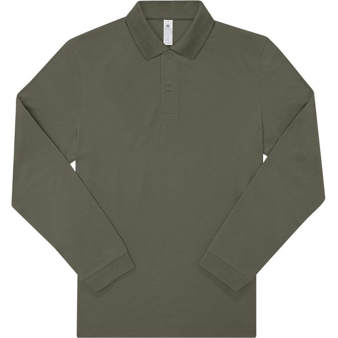 B&C My Polo 180 LSL Long Sleeve PiquÃ¨ Polo Shirt Classic Fit Soft Fabric
