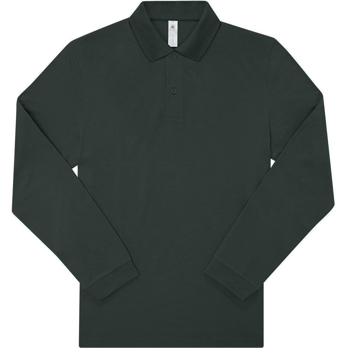 B&C My Polo 180 LSL Long Sleeve PiquÃ¨ Polo Shirt Classic Fit Soft Fabric