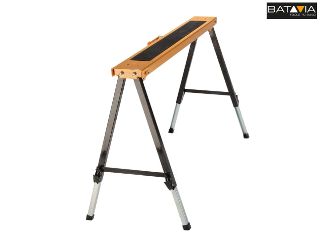 Batavia Adjustable Work Trestle with Telescopic Legs Portable Folding 150kg