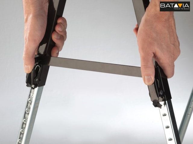 Batavia Adjustable Work Trestle with Telescopic Legs Portable Folding 150kg