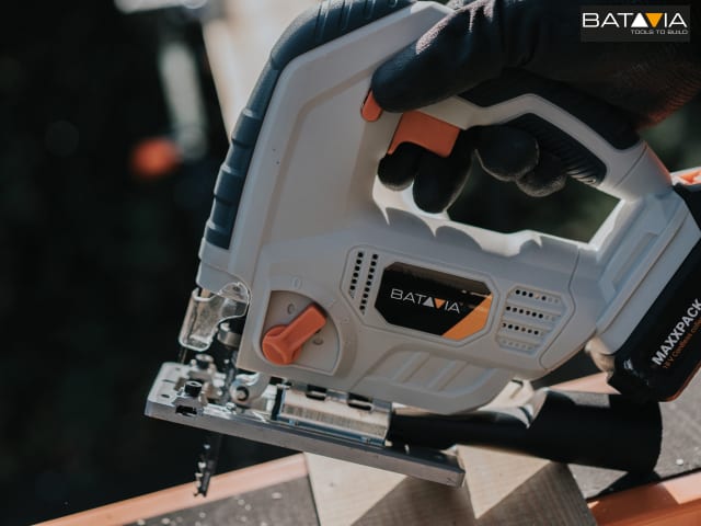 Batavia MAXXPACK 18V Jigsaw Bare Unit Adjustable Base 0-3000/min Lightweight