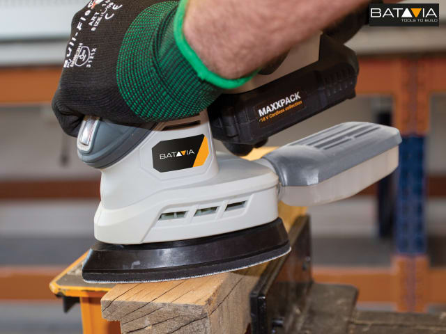 Batavia MAXXPACK Delta Sander 18V Bare Unit Compact Lightweight Dust Collection