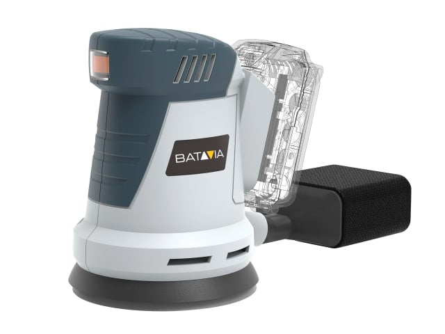 Batavia MAXXPACK 18V Orbital Sander Bare Unit Compact Design Soft Grip