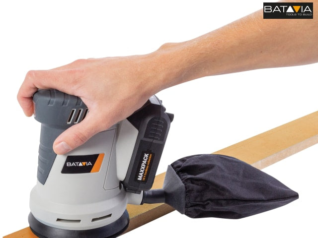 Batavia MAXXPACK 18V Orbital Sander Bare Unit Compact Design Soft Grip