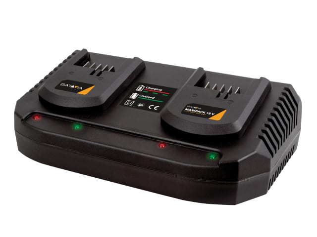 Batavia MAXXPACK Dual Charger 240V for 18V Li-ion Batteries - Fast Charging