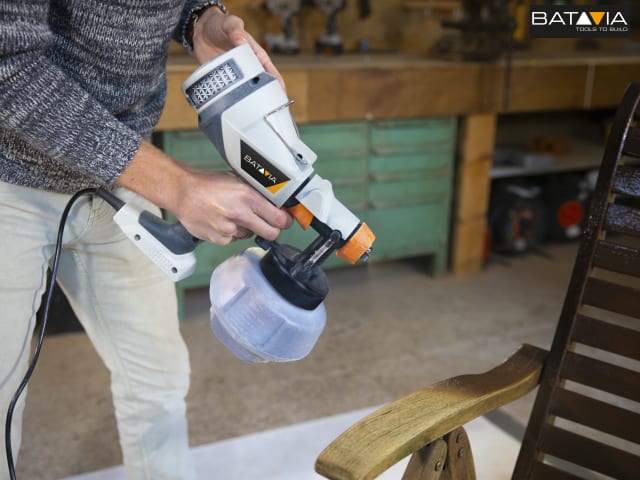Batavia MAXXSPRAY 500W Paint Sprayer 240V Adjustable Flow Lightweight 1.2L