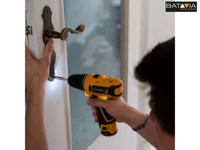 Batavia FIXXPACK 12V Drill Driver Bare Unit Lightweight with LED Work Light