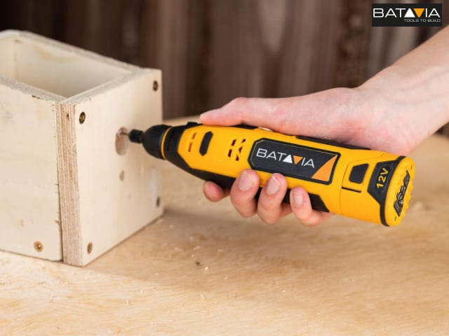 Batavia FIXXPACK 12V Rotary Tool Bare Unit with 50 Accessories Adjustable Speed