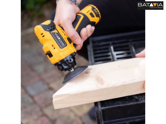 Batavia FIXXPACK 12V Sander Polisher Bare Unit Compact Lightweight 75mm
