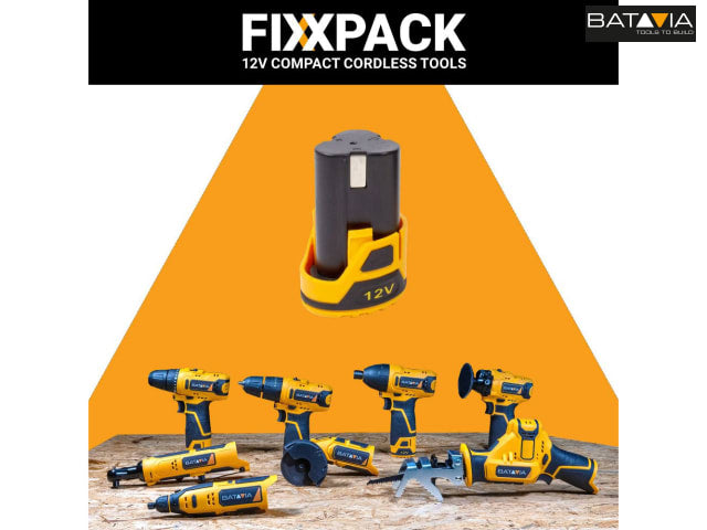 Batavia FIXXPACK 12V 2.0Ah Li-ion Battery Compact Lt.weight Power Tool Accessory