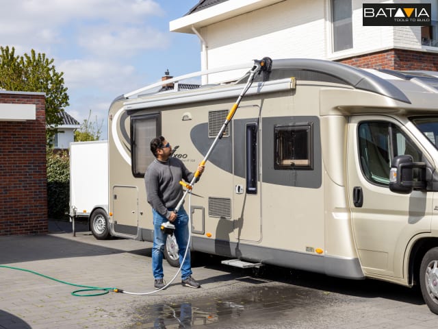 Batavia MAXXPACK Twin Brush Extension Pole 80cm for High Reach Cleaning