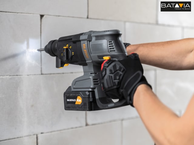 Batavia MAXXPACK 18V Brushless SDS Plus Drill 4 Modes Bare Unit No Battery