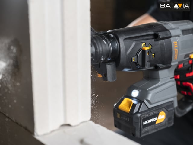 Batavia MAXXPACK 18V Brushless SDS Plus Drill 4 Modes Bare Unit No Battery