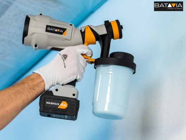 Batavia MAXXPACK 18V Paint Sprayer Bare Unit 900ml Tank Adjustable Flow Rate
