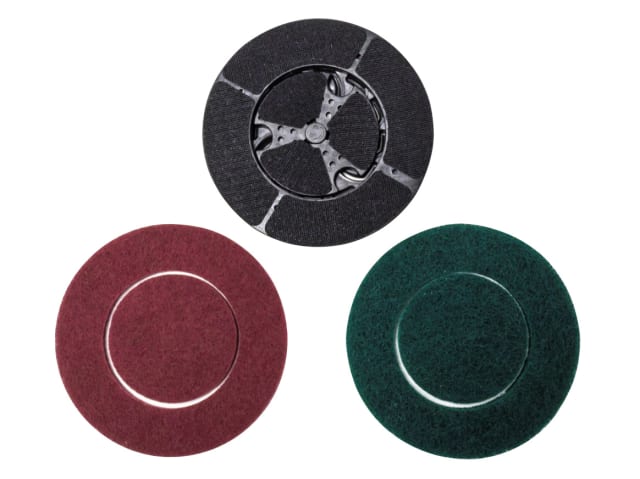 Batavia MAXXPACK Twin Brush Scrubbing Pad Set 2 Piece Fine Coarse Pads
