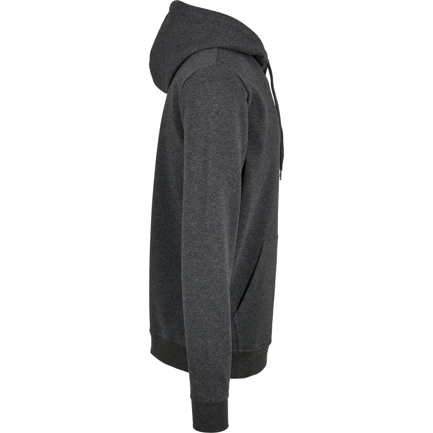 Build Your Brand Basic Hoodie Men Regular Fit Soft Cotton Blend with Pocket