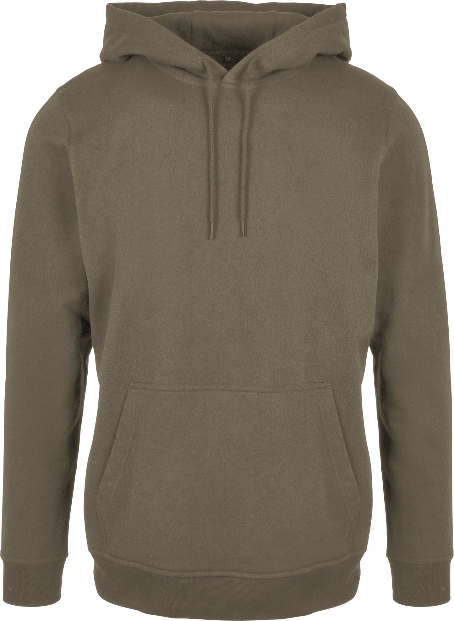 Build Your Brand Basic Hoodie Men Regular Fit Soft Cotton Blend with Pocket