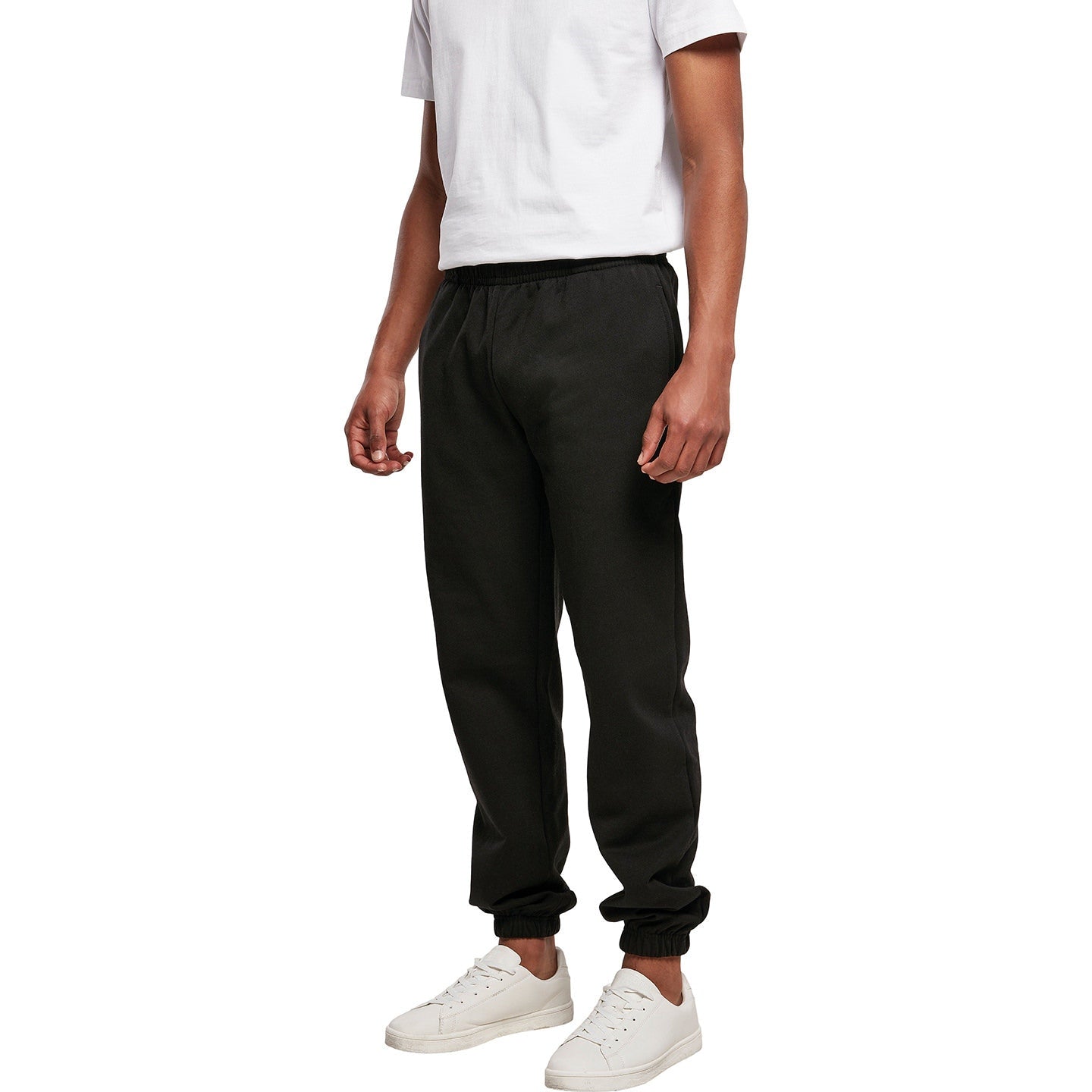 Build Your Brand Basic Sweatpants Men Adjustable Waistband Side Pockets