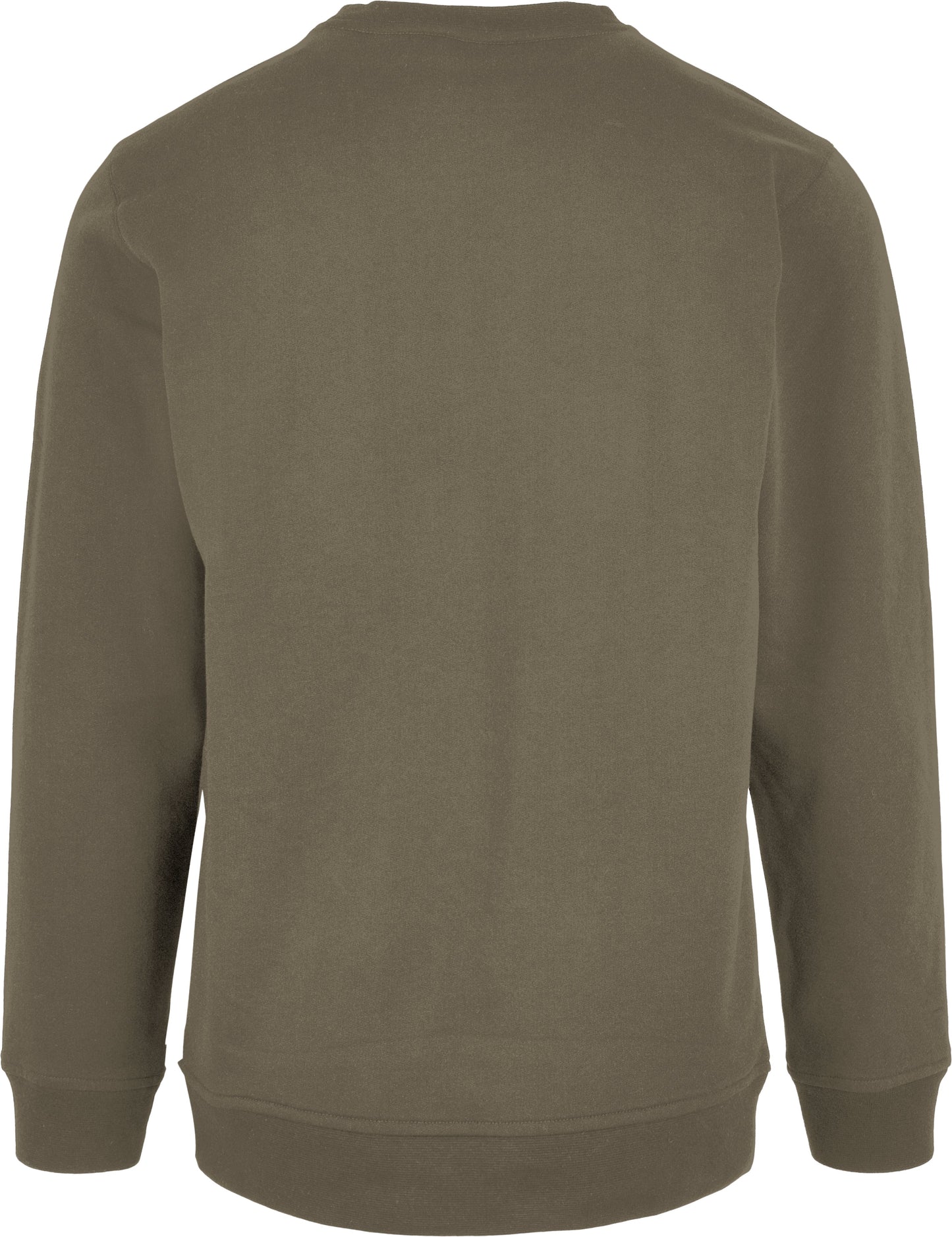 Build Your Brand Basic Crew Neck Sweatshirt Regular Fit Long Sleeve Menâ€™s Top