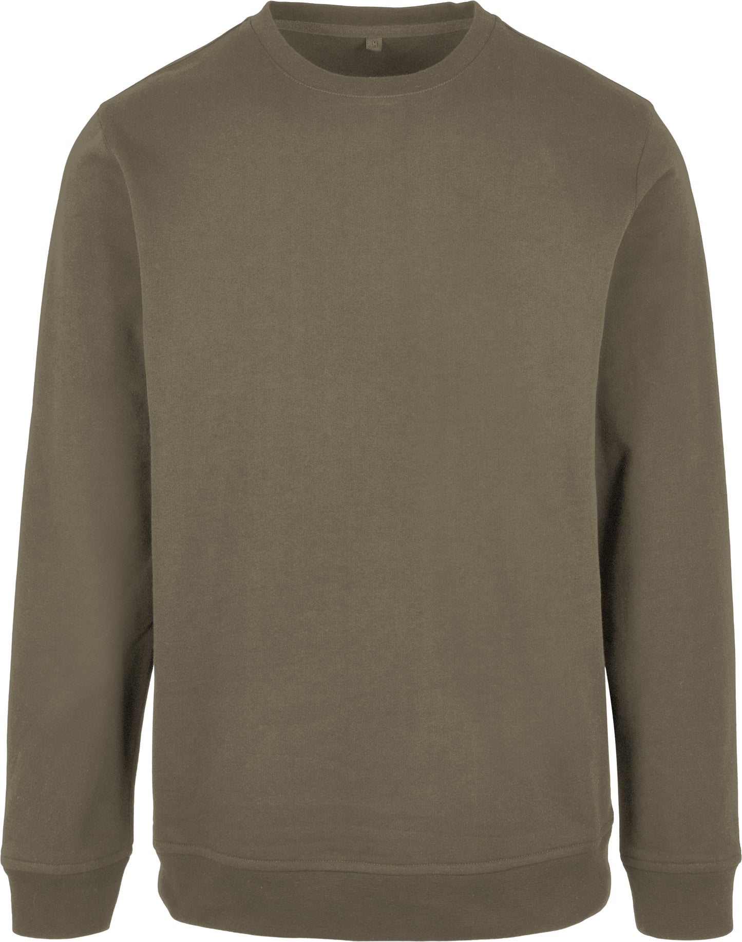 Build Your Brand Basic Crew Neck Sweatshirt Regular Fit Long Sleeve Menâ€™s Top