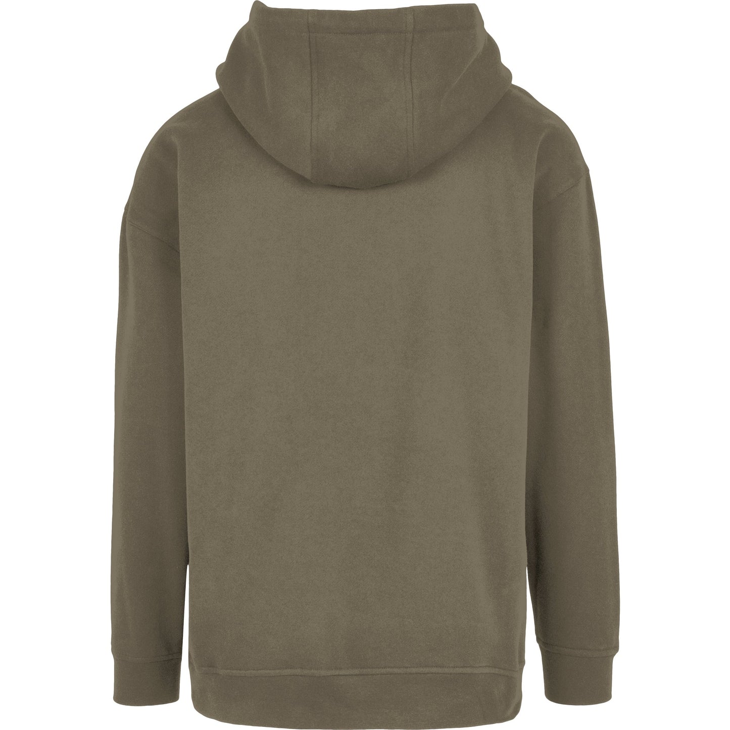 Build Your Brand Oversize Hoodie Comfortable Cotton Blend Adjustable Hood