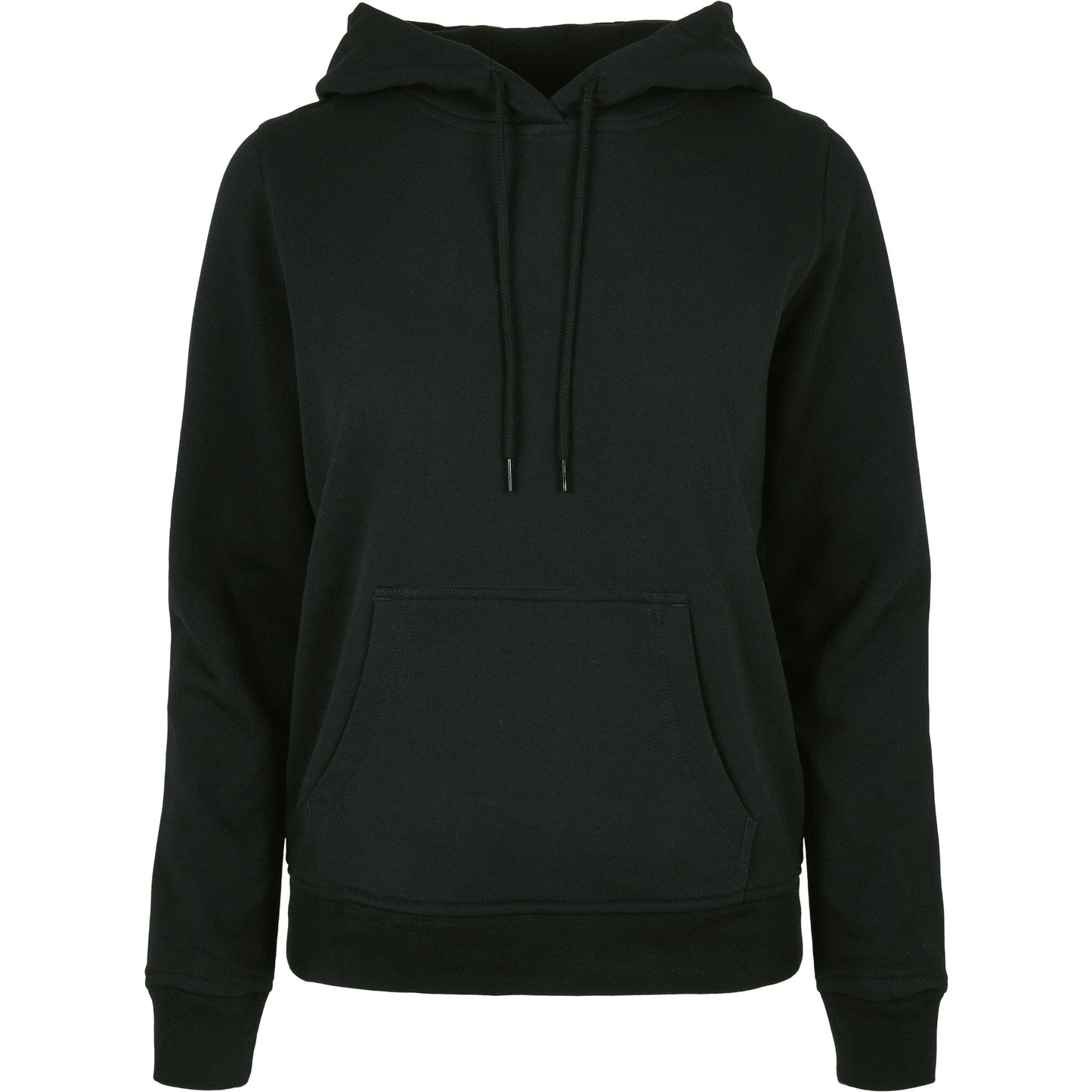 Build Your Brand Women's Basic Hoodie Soft Cotton Casual Fit+ Kangaroo Pocket