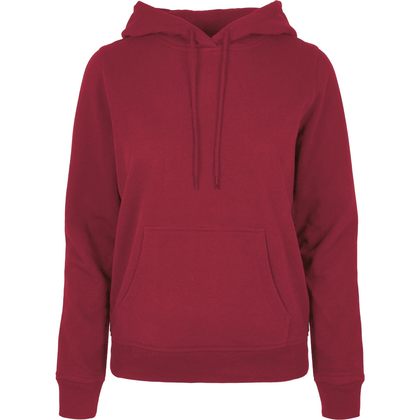 Build Your Brand Women's Basic Hoodie Soft Cotton Casual Fit+ Kangaroo Pocket