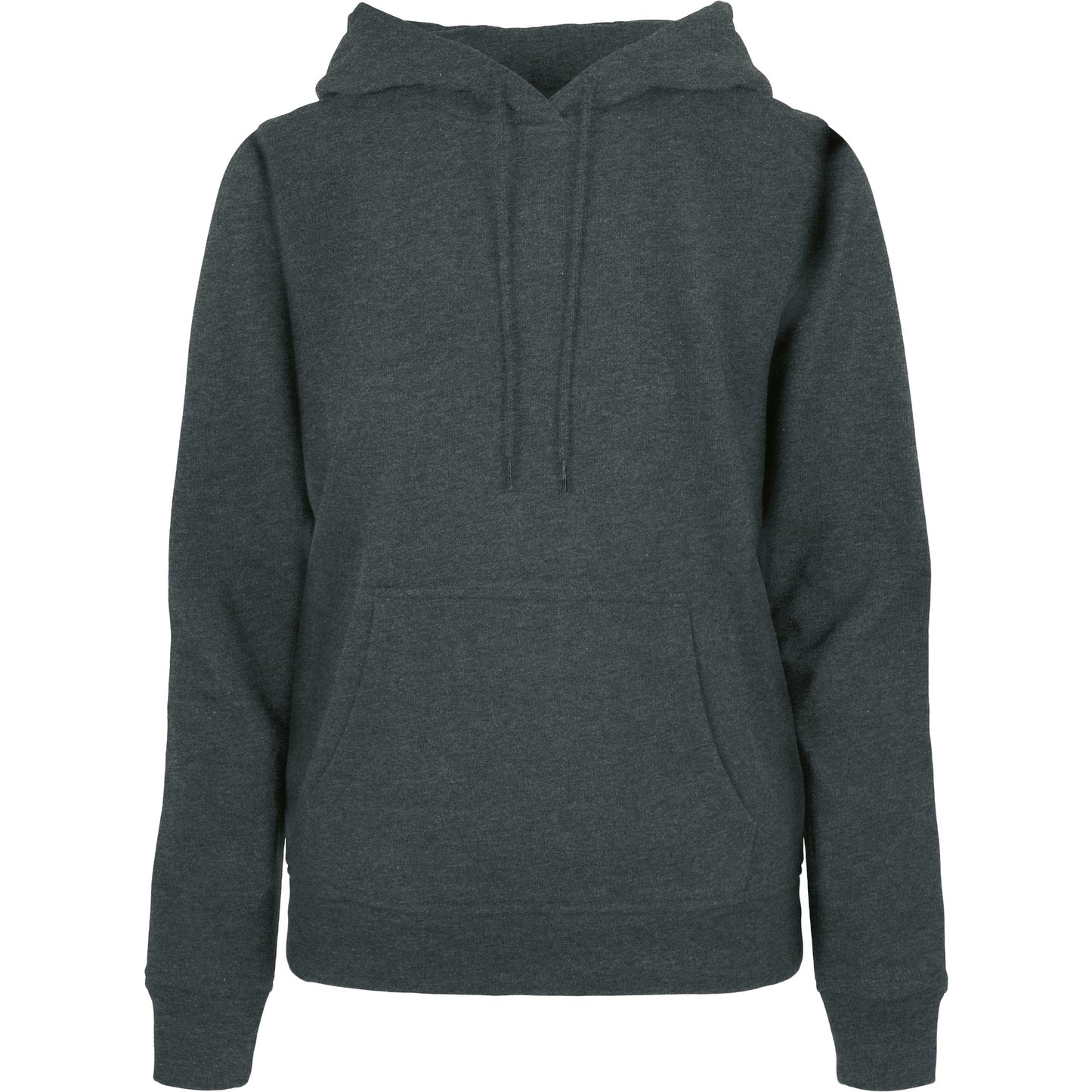 Build Your Brand Women's Basic Hoodie Soft Cotton Casual Fit+ Kangaroo Pocket