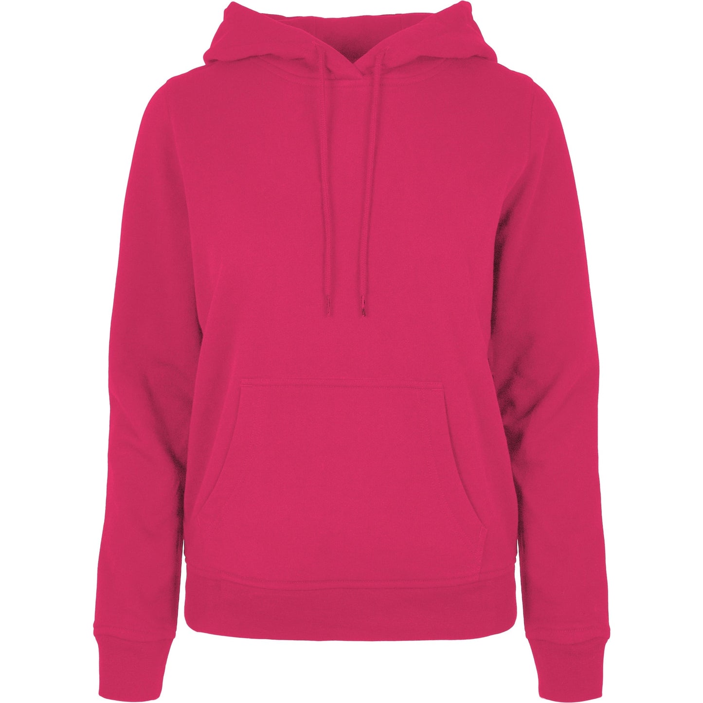 Build Your Brand Women's Basic Hoodie Soft Cotton Casual Fit+ Kangaroo Pocket