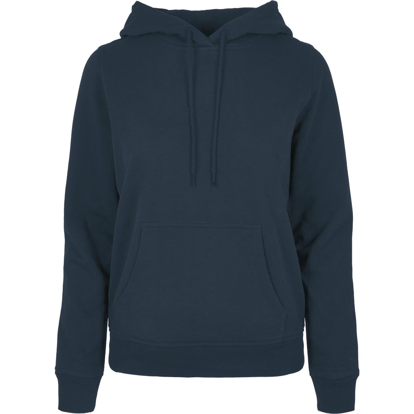 Build Your Brand Women's Basic Hoodie Soft Cotton Casual Fit+ Kangaroo Pocket