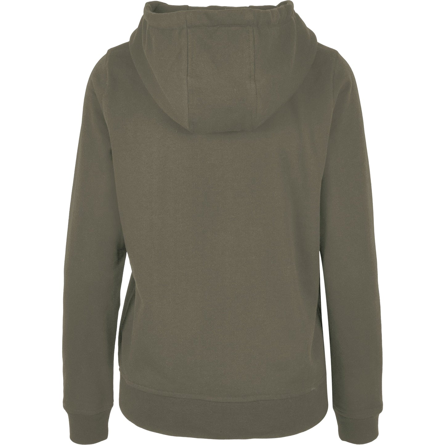 Build Your Brand Women's Basic Hoodie Soft Cotton Casual Fit+ Kangaroo Pocket