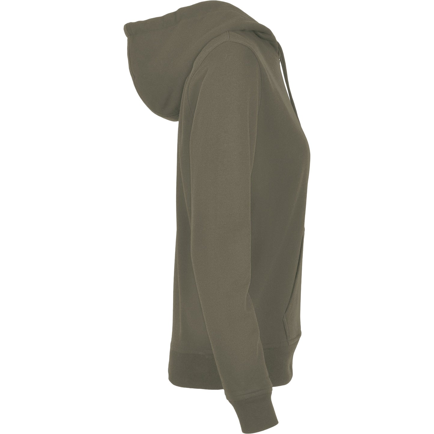 Build Your Brand Women's Basic Hoodie Soft Cotton Casual Fit+ Kangaroo Pocket