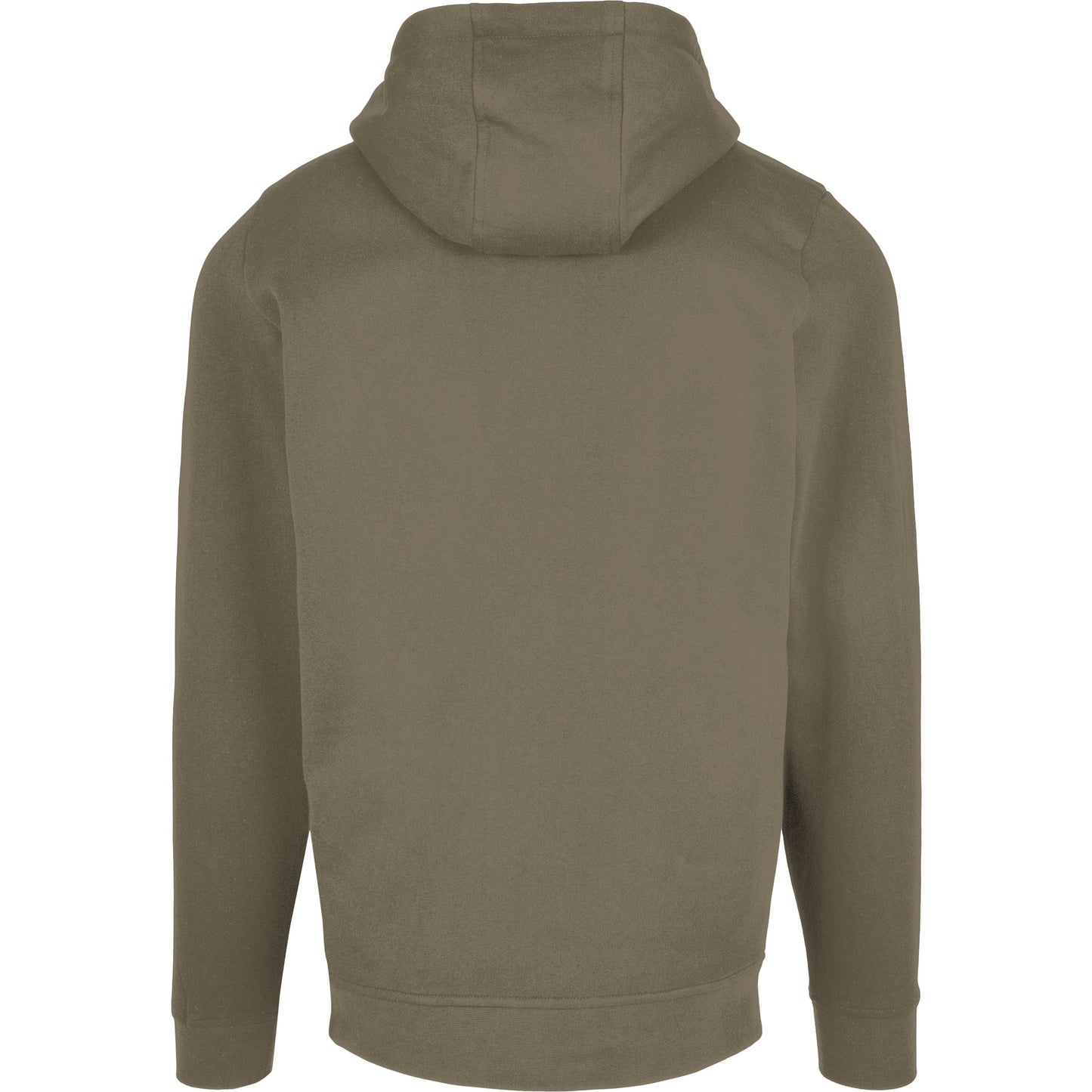 Build Your Brand Basic Zip Hoodie Kangaroo Pocket Set-in Sleeve FAMA Certified