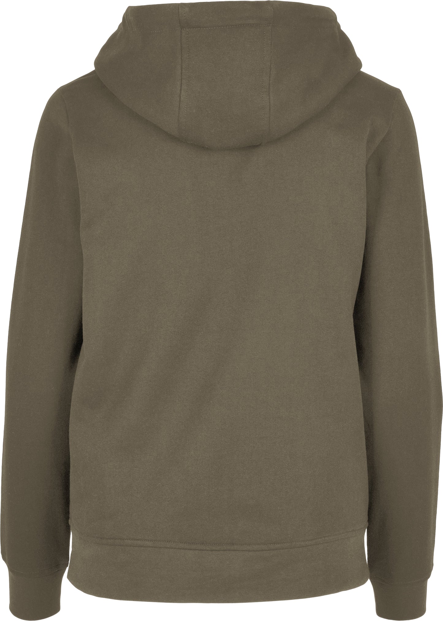 Build Your Brand Women's Zip Hoodie Soft Cotton Blend Kangaroo Pocket XS-5XL