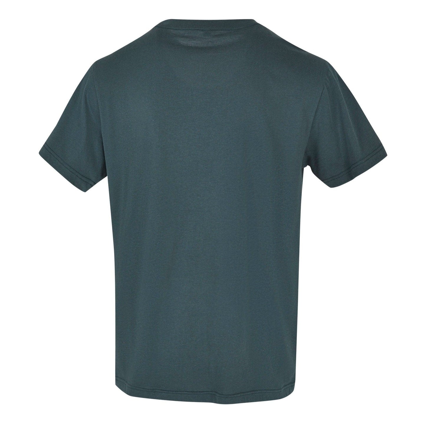 Build Your Brand Basic Round Neck Tee Bottle Green 100% Cotton Sizes XS-5XL