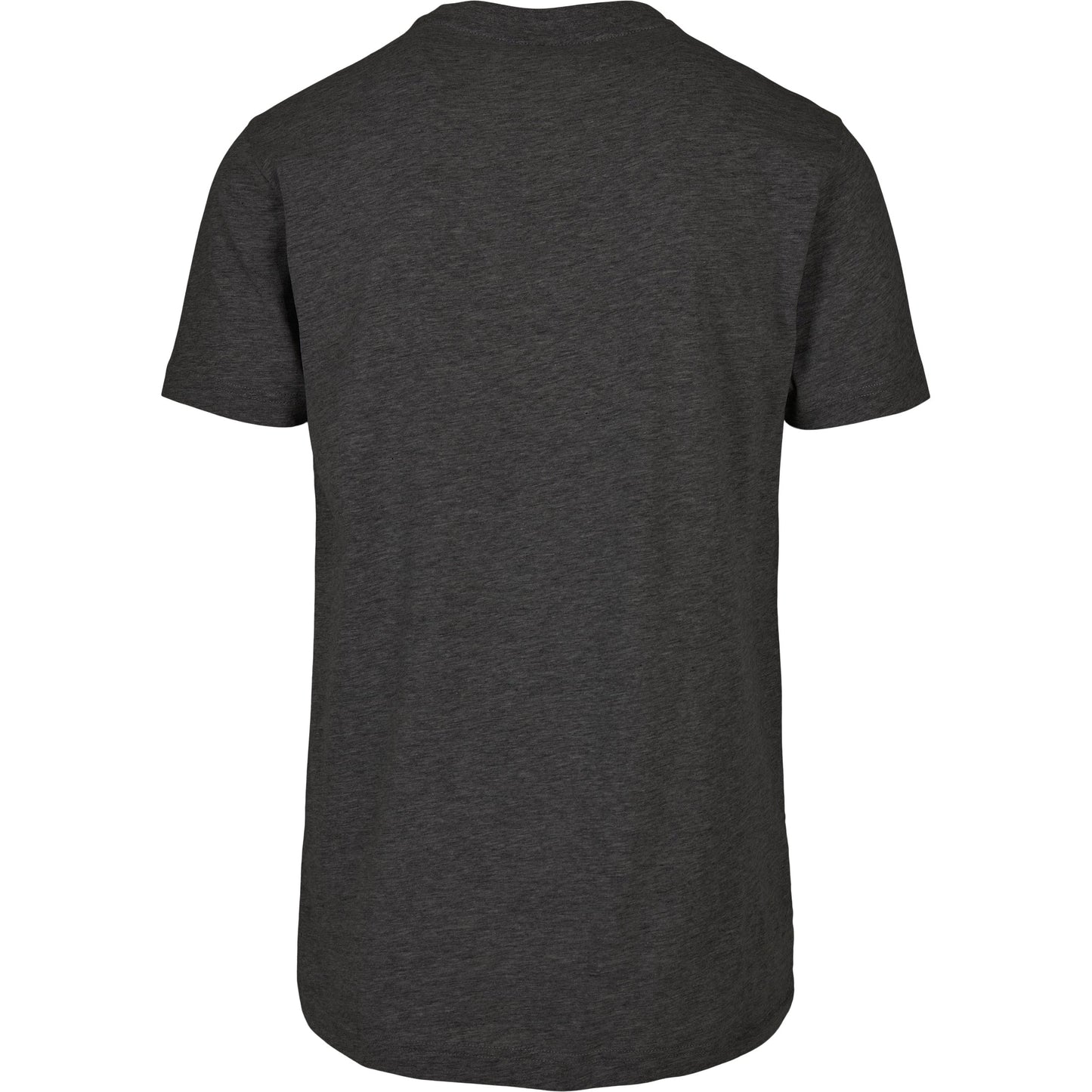 Build Your Brand Basic Round Neck Tee Charcoal 100% Cotton Classic Fit