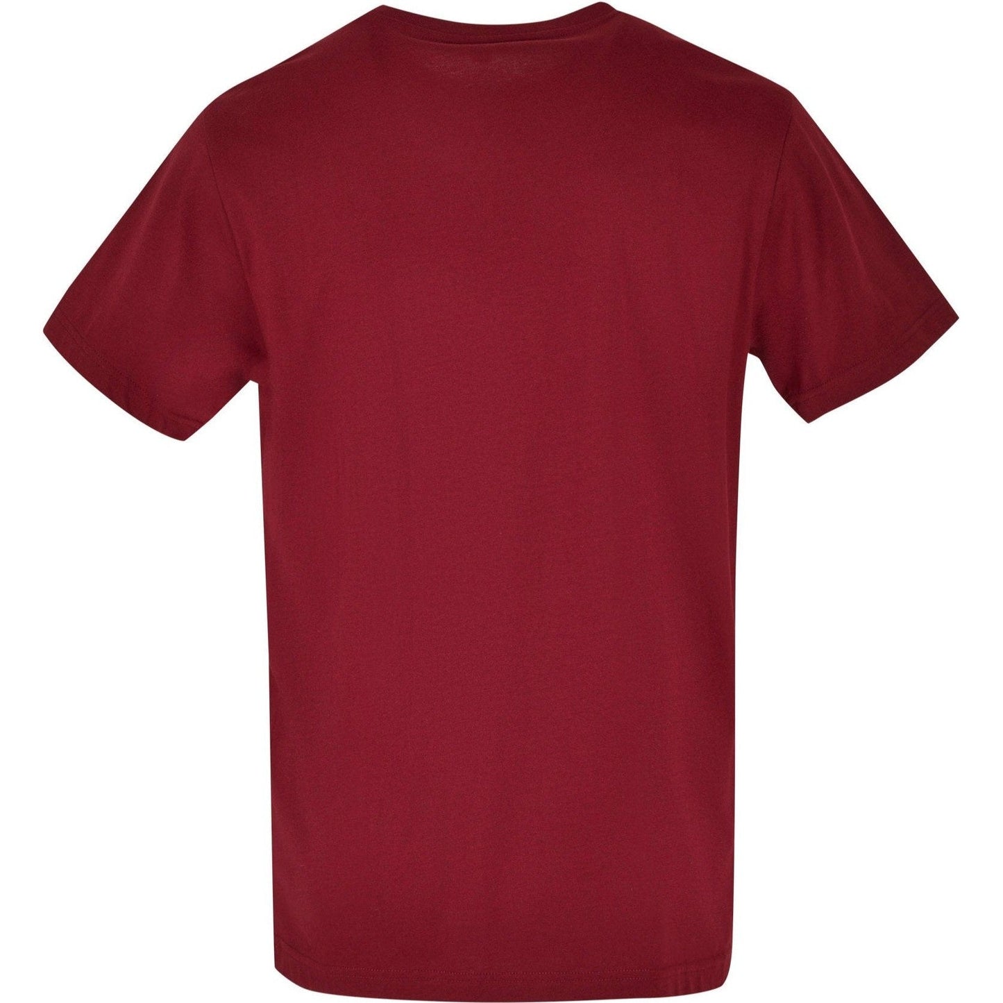 Build Your Brand Basic Round Neck Tee Cherry 100% Cotton Classic Fit T-Shirt