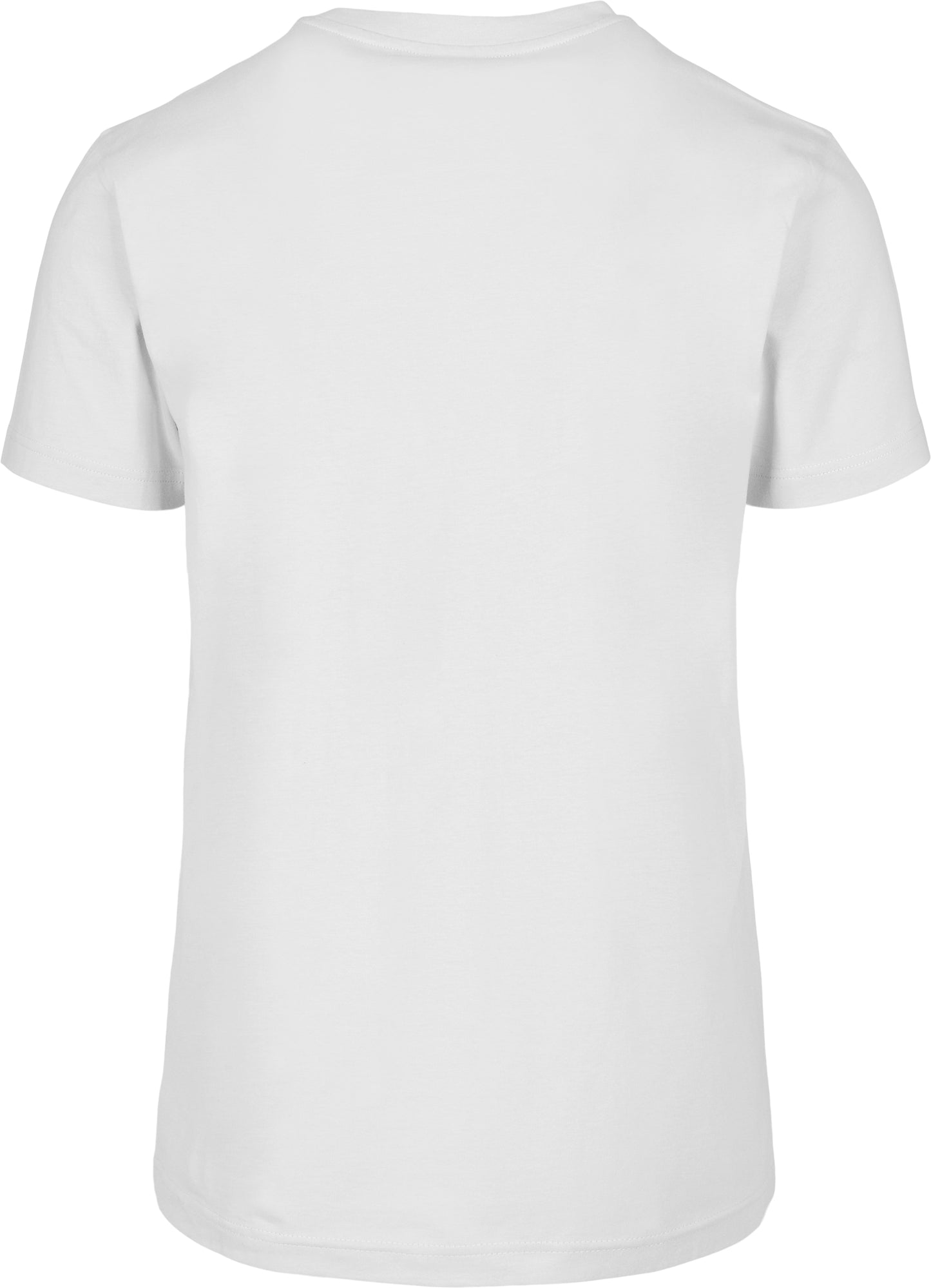 Build Your Brand Basic Round Neck Tee White 100% Cotton Classic Fit Sizes XS-5XL