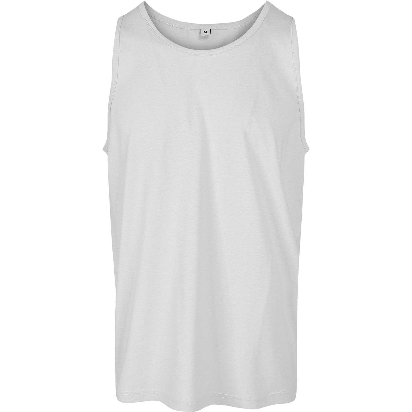 Build Your Brand Men's Basic Tank Top 100% Cotton Sleeveless Sportswear