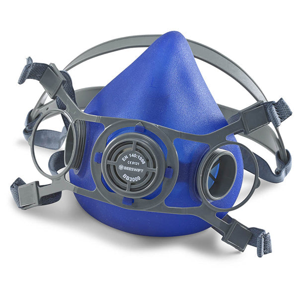 Beeswift Twin Filter Mask Large Soft TPE Adjustable Strap Low Profile Design