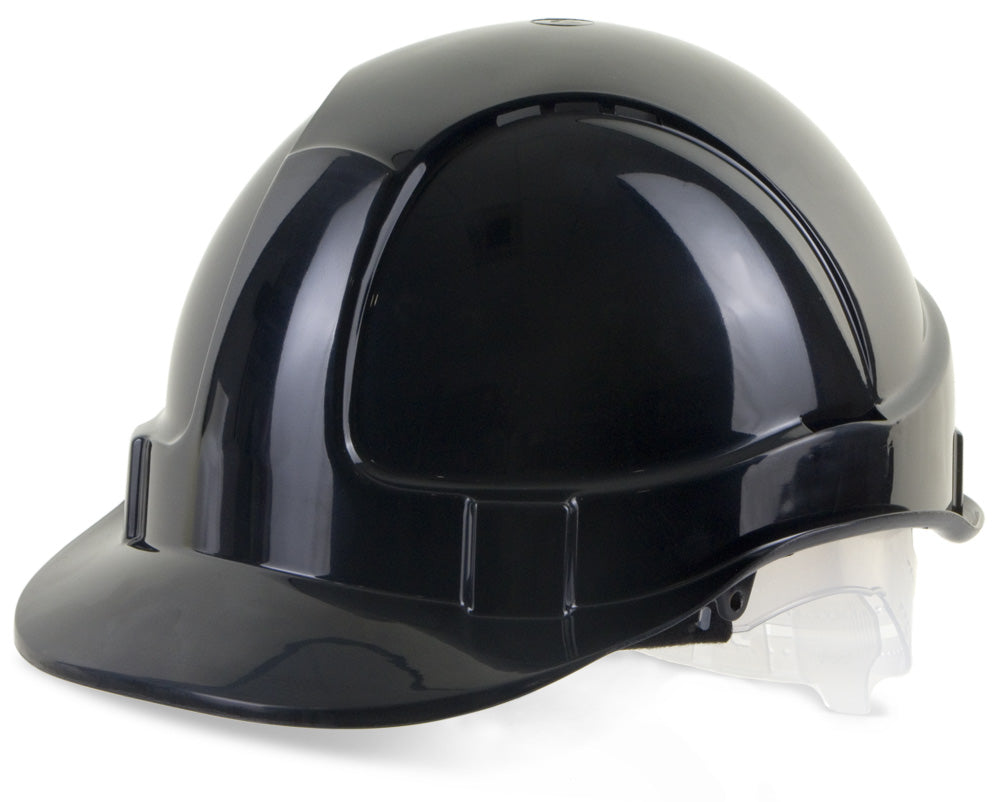 Beeswift Economy Vented Safety Helmet ABS Shell Lightweight Plastic Harness