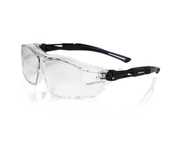 Beeswift H60 Ergo Temple Cover Spectacles Clear Anti-Fog Scratch Resistant